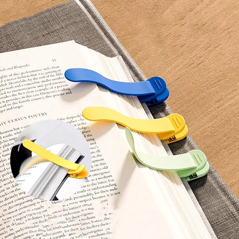 1/3/6Pcs Smart Bookmark Silicone Book Mark Book Spare Parts Accessories Parts for Reading Lovers Bookmarks for Men Women