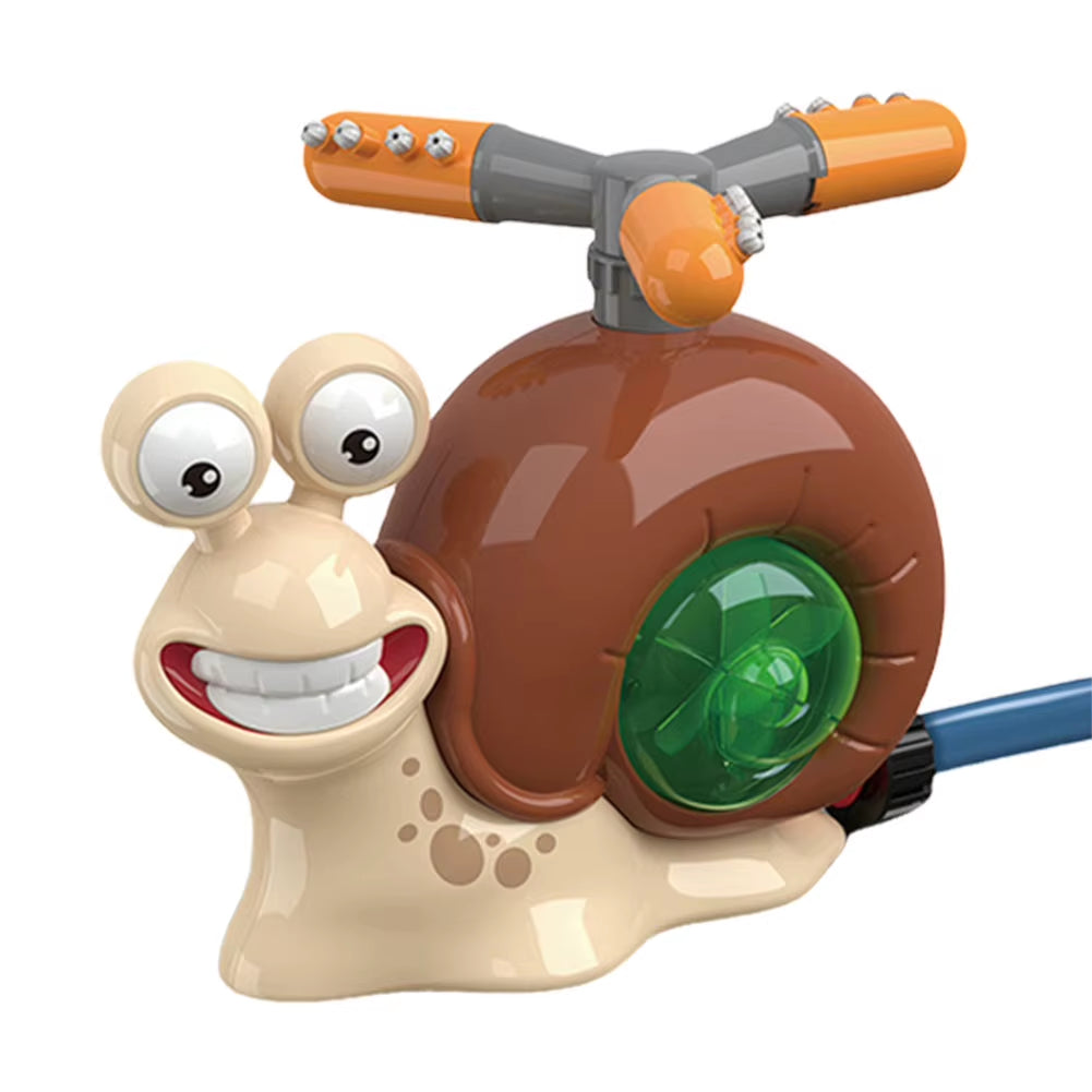 2 in 1 Water Sprinkler Baseball Toy Cartoon Snail Summer Garden Lawns Water Toys Spray Water Toys for Summer Lawn Pool Fun