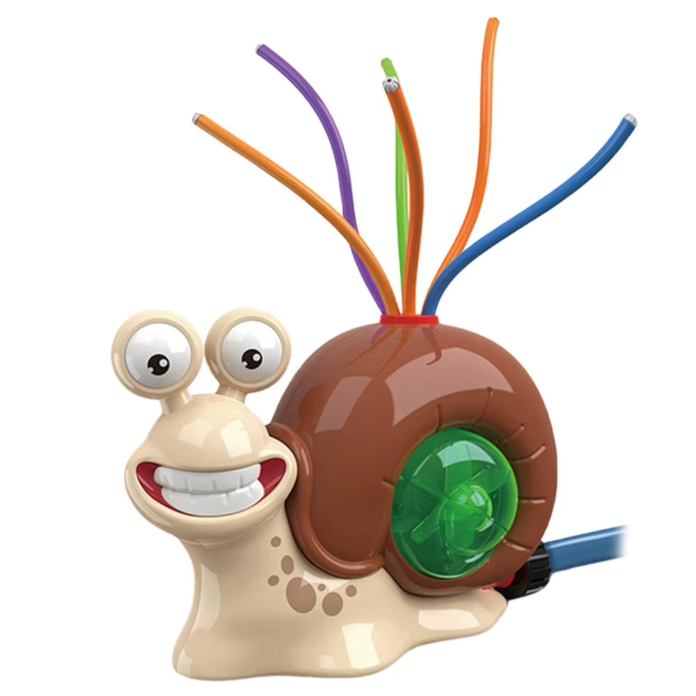2 in 1 Water Sprinkler Baseball Toy Cartoon Snail Summer Garden Lawns Water Toys Spray Water Toys for Summer Lawn Pool Fun