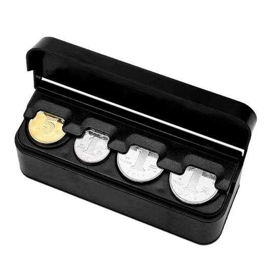 Coin Holder for Car Change Organizer Universal Storage Coin Money Dispenser Cash Box Trucks Accessories