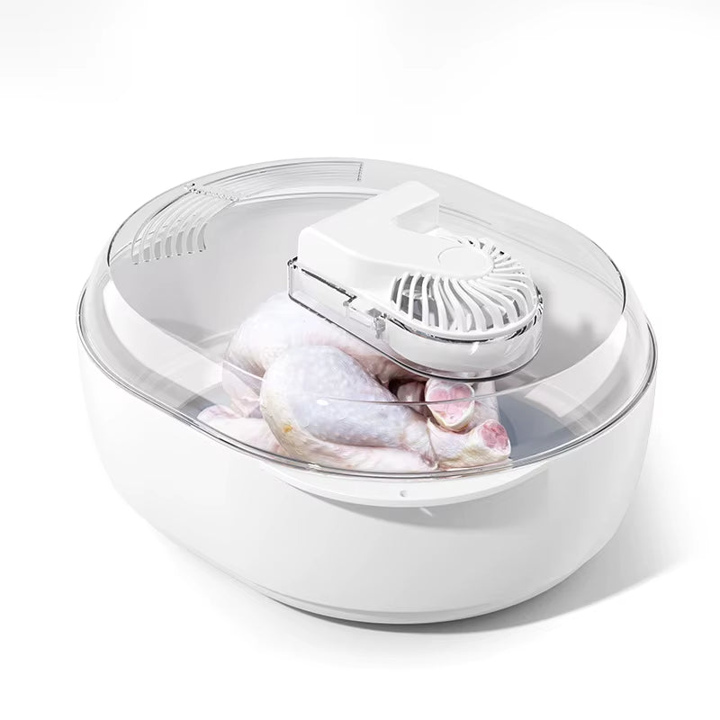 Frozen Meat Thawer Machine Ultrasonic Atomization 6 in 1Thawing Machine Food-Grade Material Pet USB Charging Defrosting Thawing