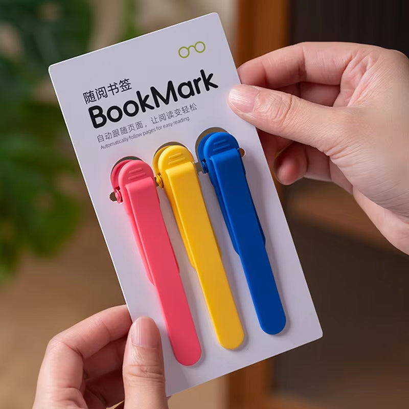 1/3/6Pcs Smart Bookmark Silicone Book Mark Book Spare Parts Accessories Parts for Reading Lovers Bookmarks for Men Women