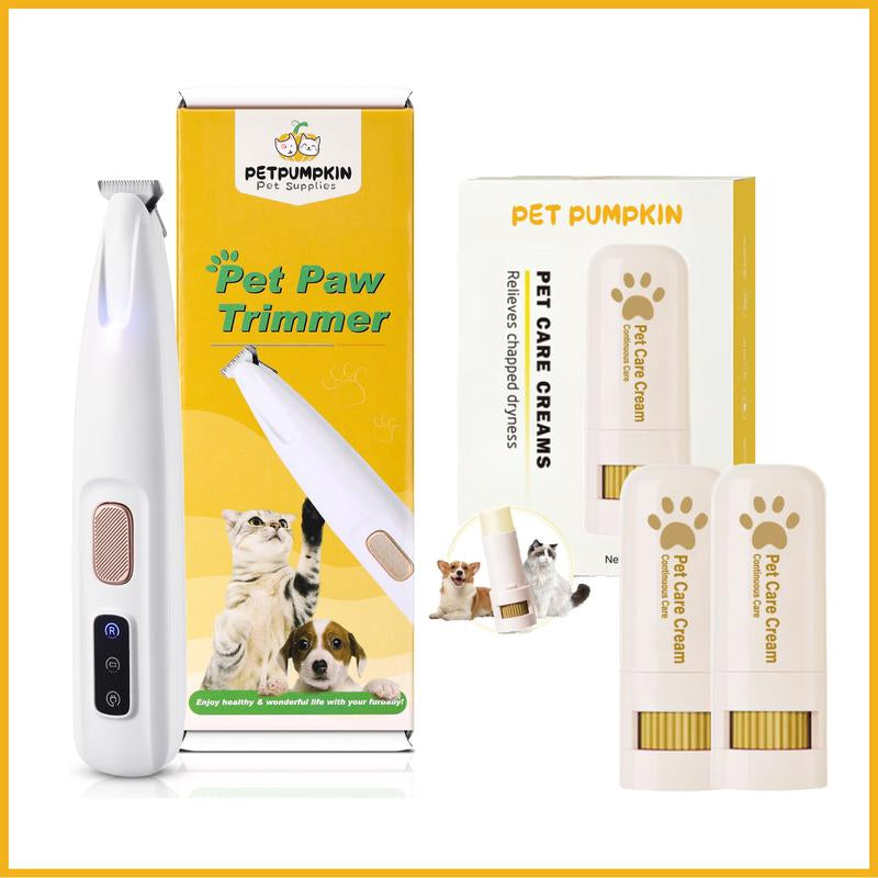 2025 New Pet Trimmer for Dogs and Cats,Waterproof Rechargeable Pet Shaver with LED Light, Multifunctional Pet Hair Clippers for Paws Eyes Ears Face Rump,Dog Stuff,Cat Paw Trimmer