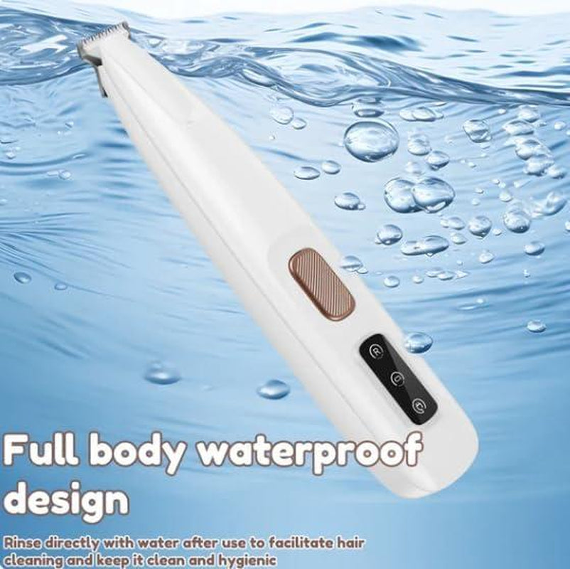 2025 New Pet Trimmer for Dogs and Cats,Waterproof Rechargeable Pet Shaver with LED Light, Multifunctional Pet Hair Clippers for Paws Eyes Ears Face Rump,Dog Stuff,Cat Paw Trimmer