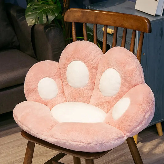 70*60Cm Kawaii Cat Paw Plush Toys Cute Soft Stuffed Floor Cushion Chair Sofa Butt Pad for Home Room Decoration Office Nap Dolls