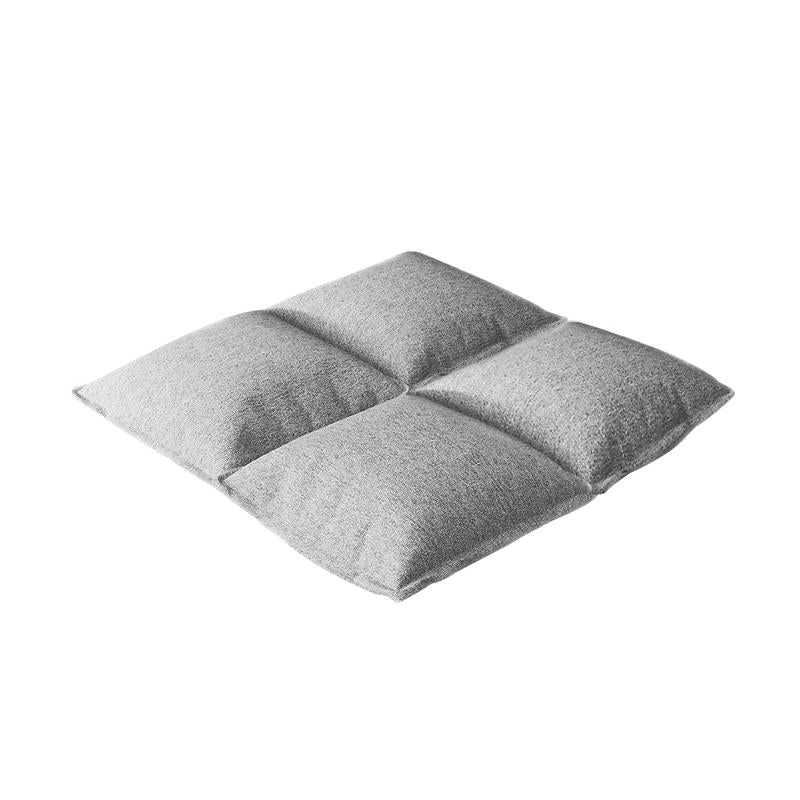 Square Combination Floor Seating Cushion, Meditation Cushion Japanese Tatami Floor Cushion, Sofa Balcony Pad Linen 20 * 20 * 6 Inches Grey