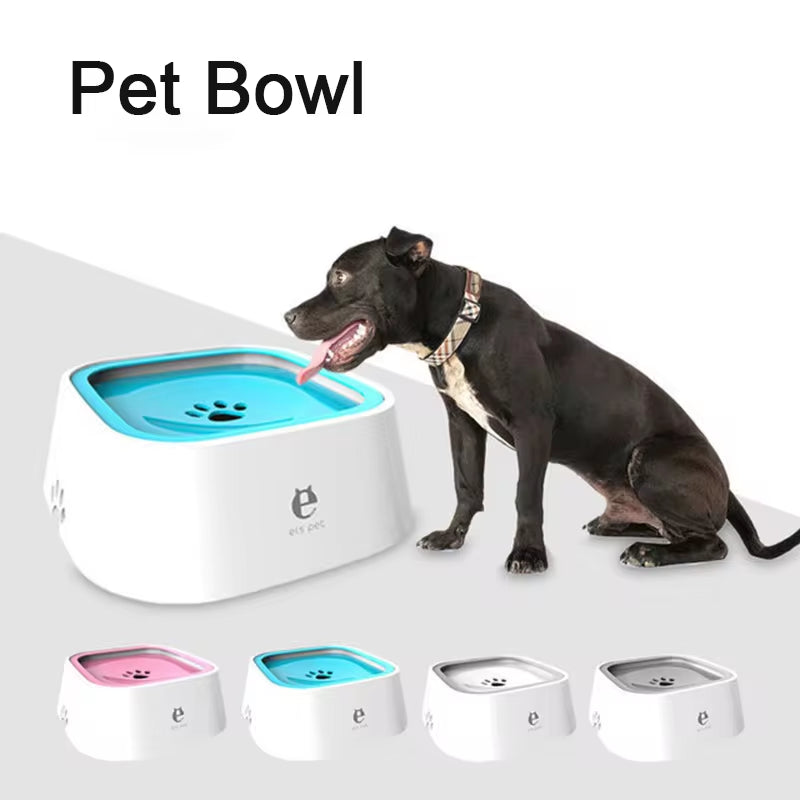 Pet Dog Cat Bowl Floating Bowl Water Drinker Not Wet Mouth Splash Water Cat Bowl Not Sprinkler Water Dispenser Portable Dog Bowl